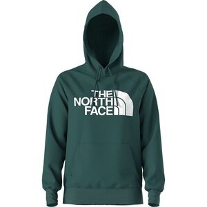 The North Face Teal Hoodie with White Logo